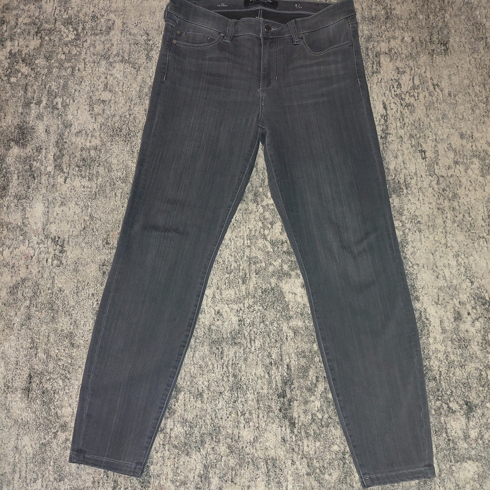 Liverpool Women's Dark Gray Straight Leg Jeans